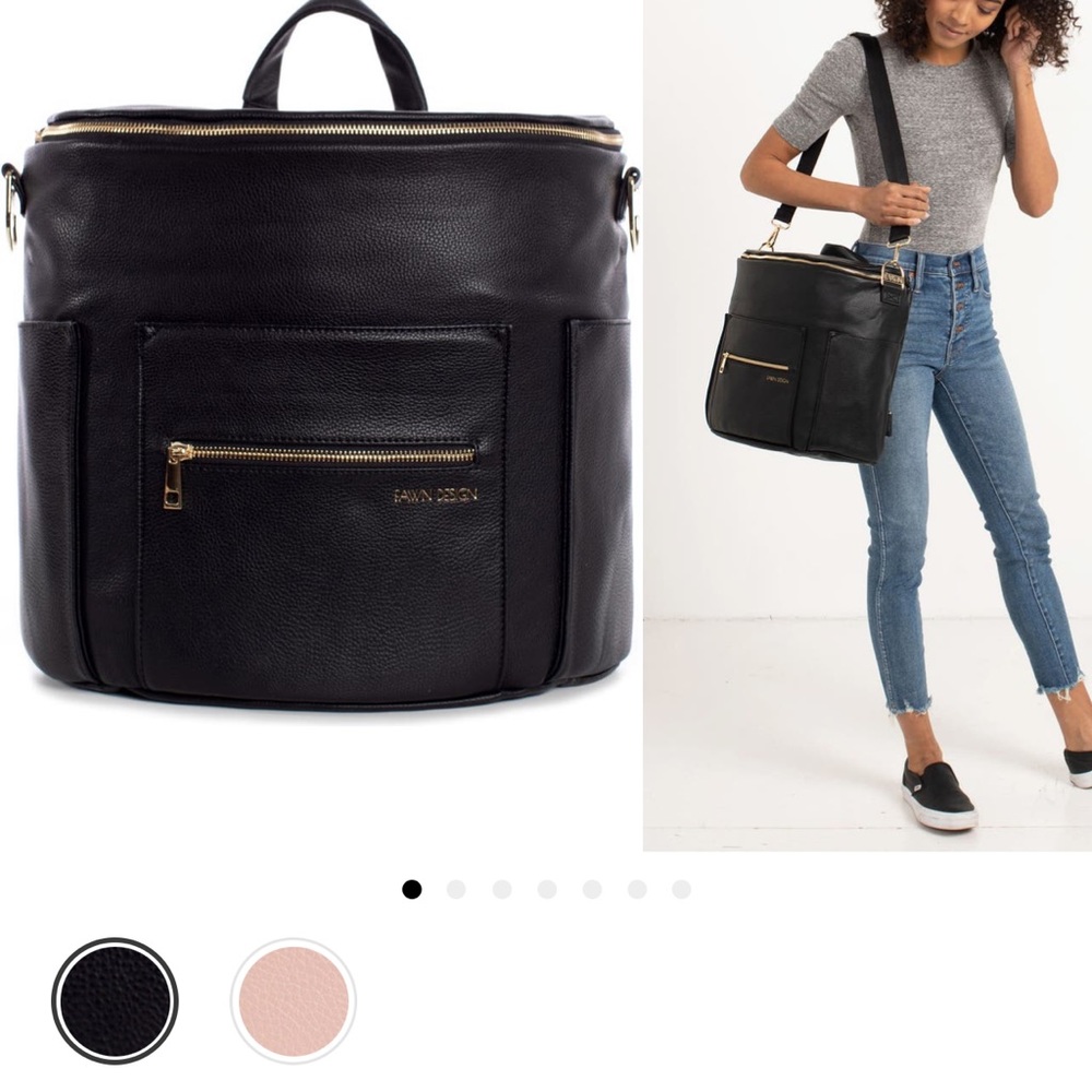 Fawn Design Convertable Water Res. Diaper Bag